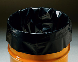black conductive flat poly bag