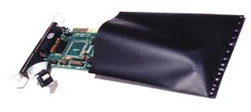 single Black Conductive pouch containing and electronic part