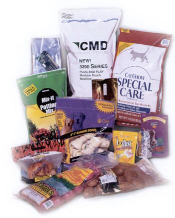 examples of several barrier bags for food