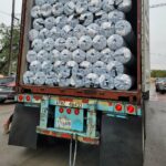 receiving truckload of materials