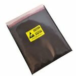 4084 Static Dissipative/Black Conductive Zip Close Cushion Bag