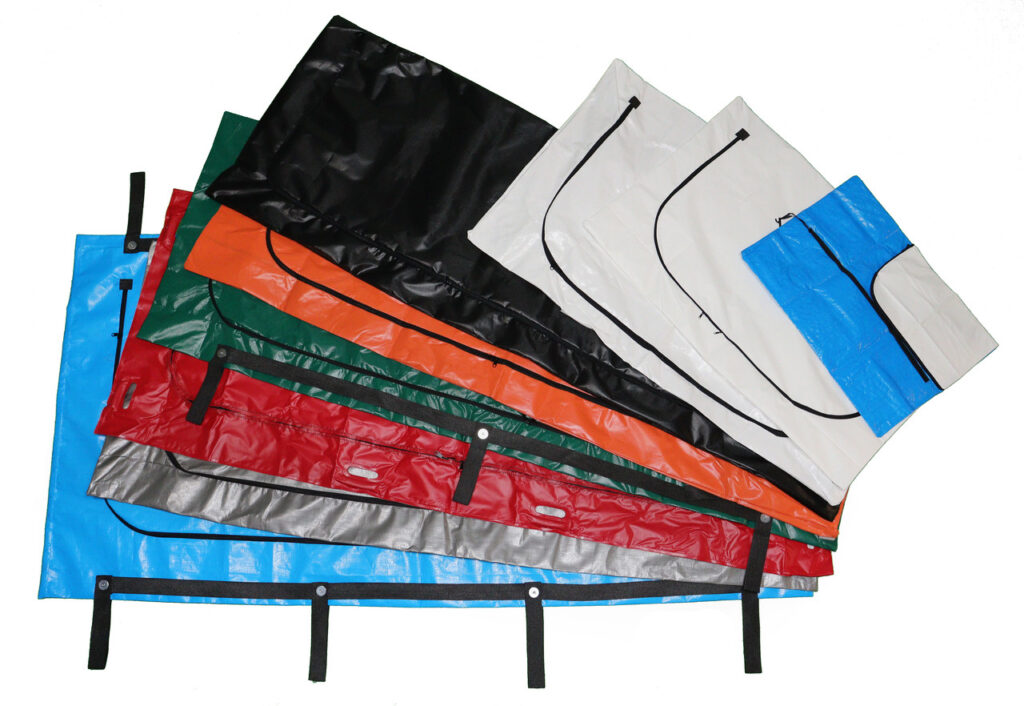 body bags in various colors sizes and styles