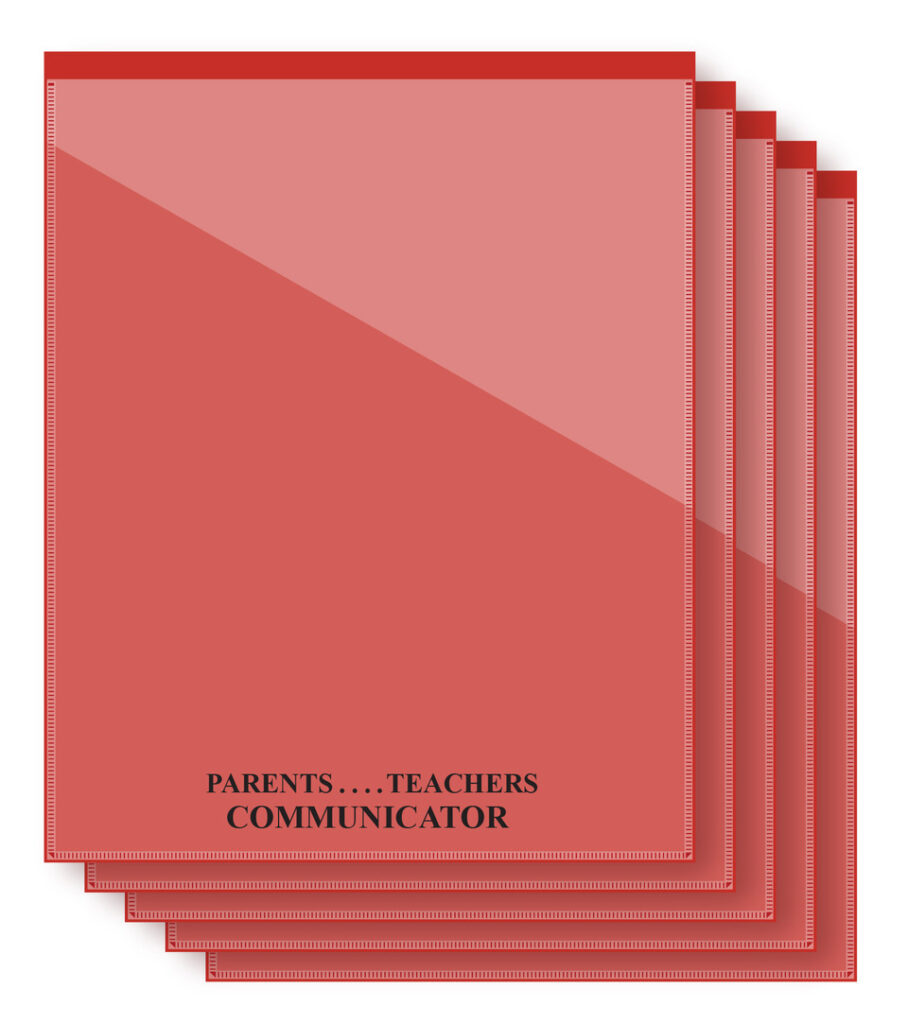 red school folder front closed