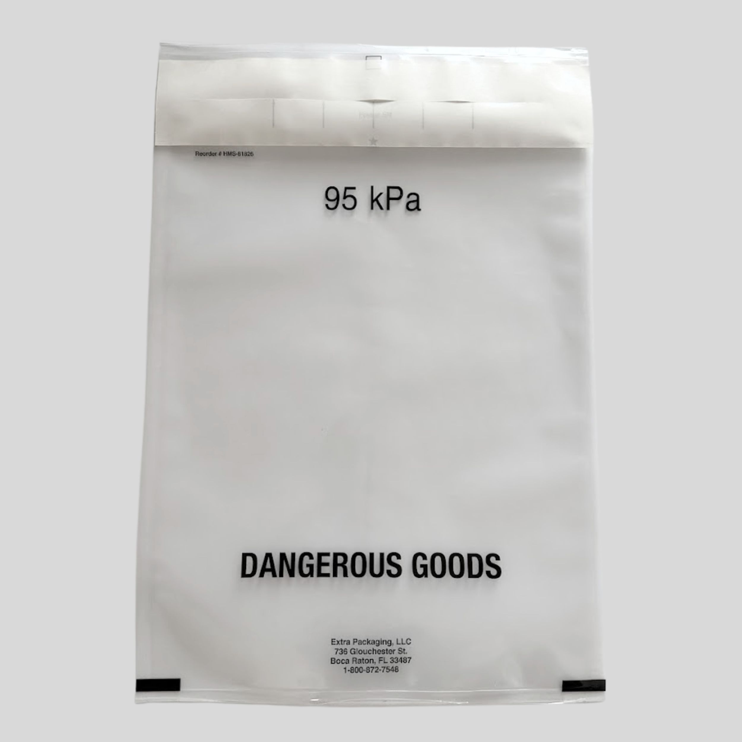 95 KPA high pressure speciman transport bags
